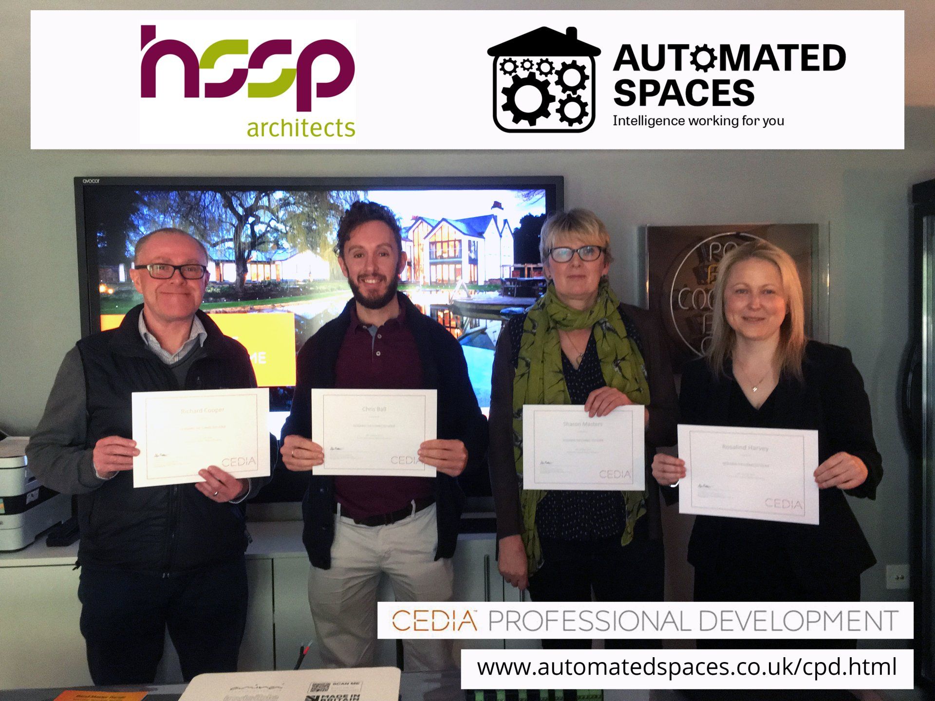 Photograph of HSSP Architects attending a CPD at Automated Spaces