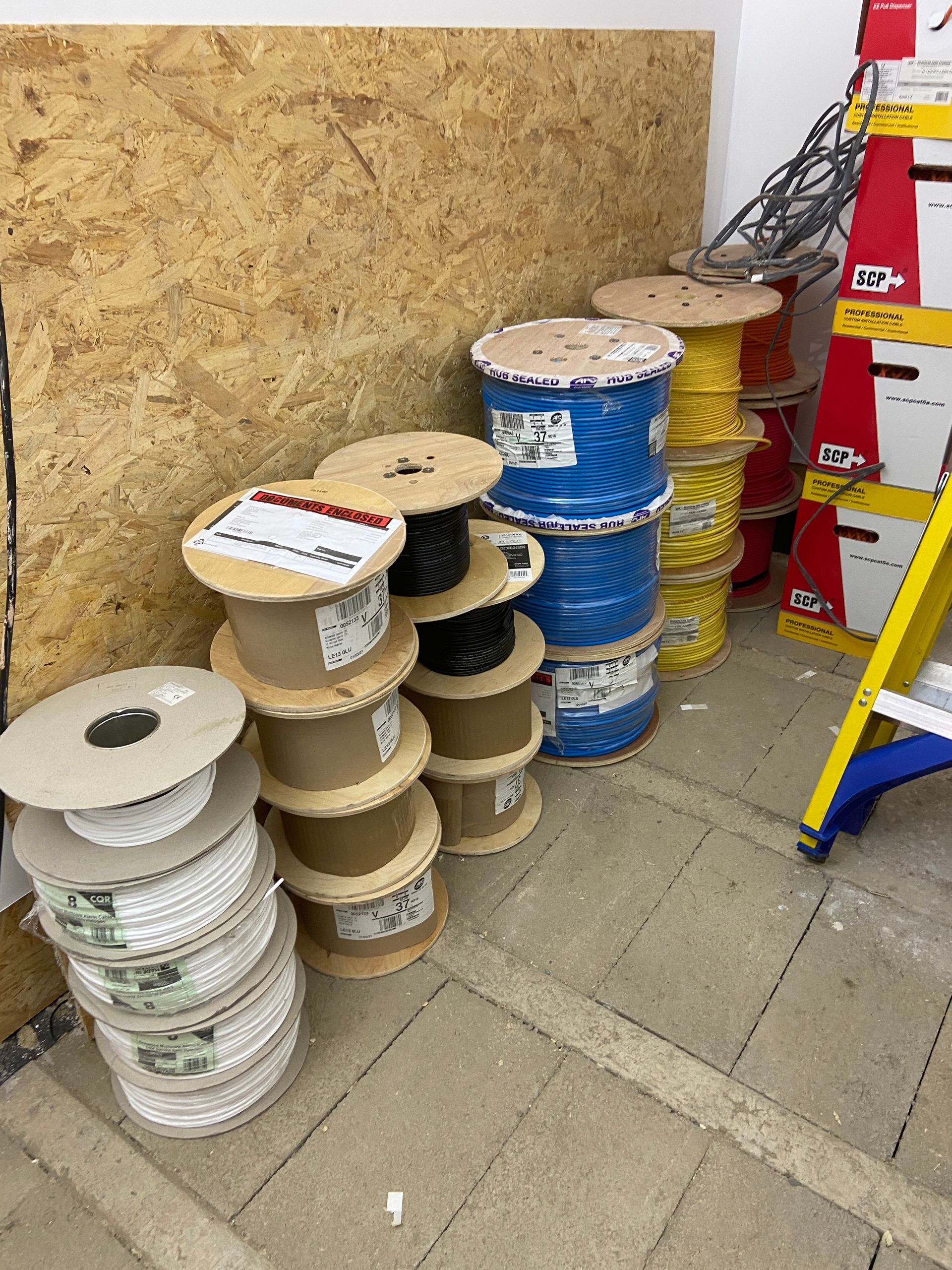 Photo of CAT6A Data Cables, Speaker Cables, Smart Lighting Cables, Intruder Alarm Cables and Coaxial Cables