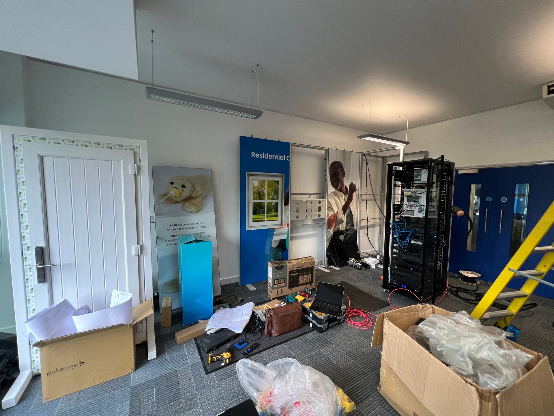 Photograph of 3rd fix at Tonbridge College
