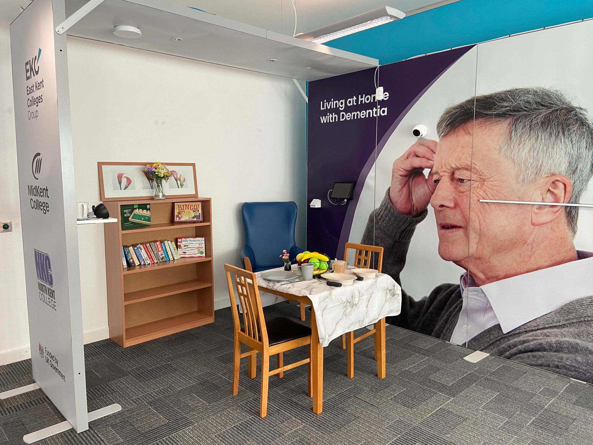 Photograph of demonstration suite at Tonbridge College
