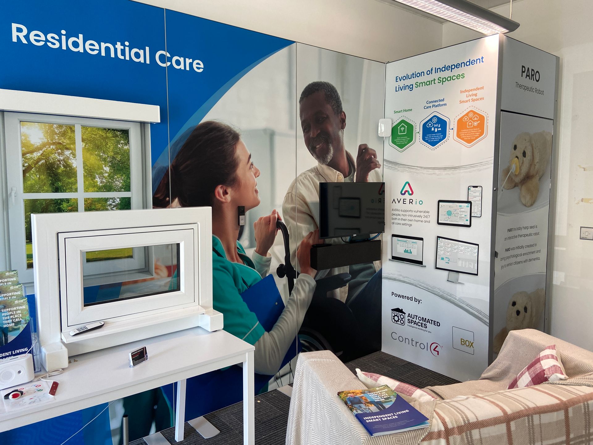 Photograph of demonstration suite at Tonbridge College