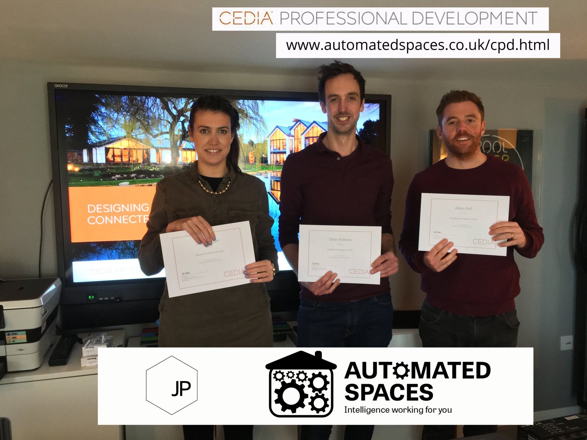 Photograph of JP Player Architects attending a CPD at Automated Spaces