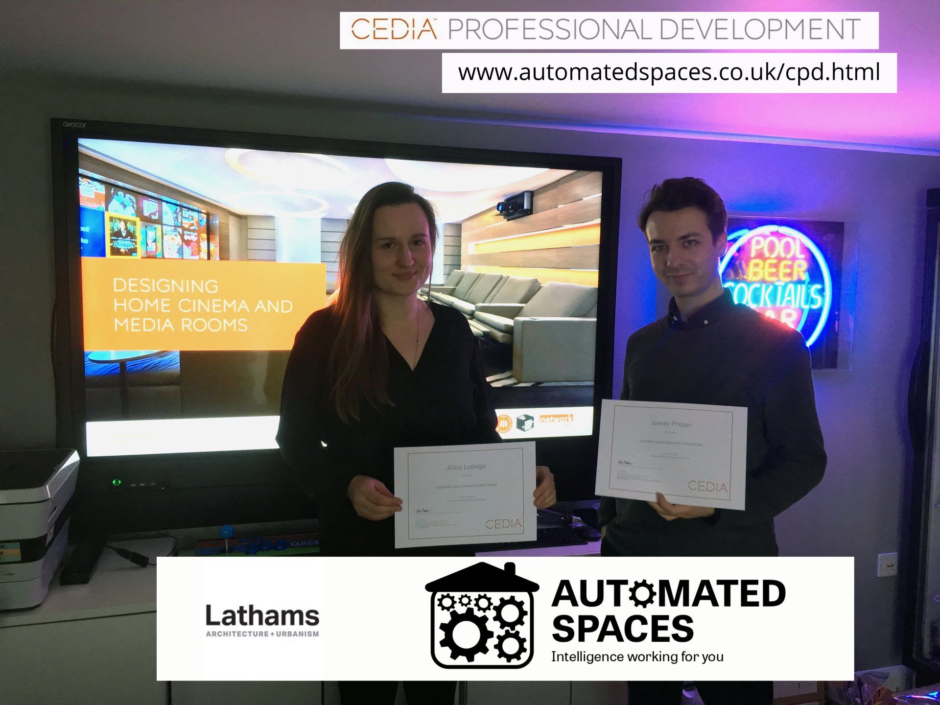 Photograph of Latham Architects attending a CPD at Automated Spaces