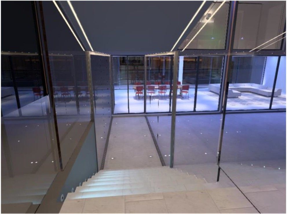 3D graphic showing glazed link