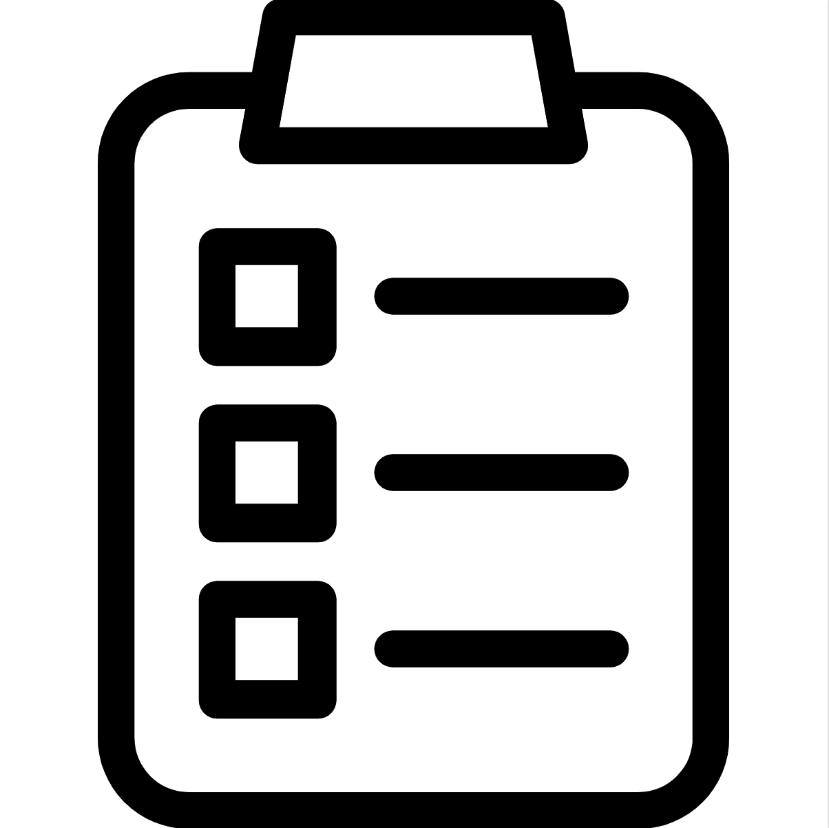 Icon of a checklist