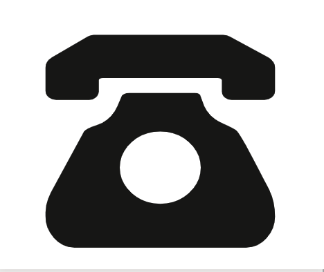 Icon of a telephone