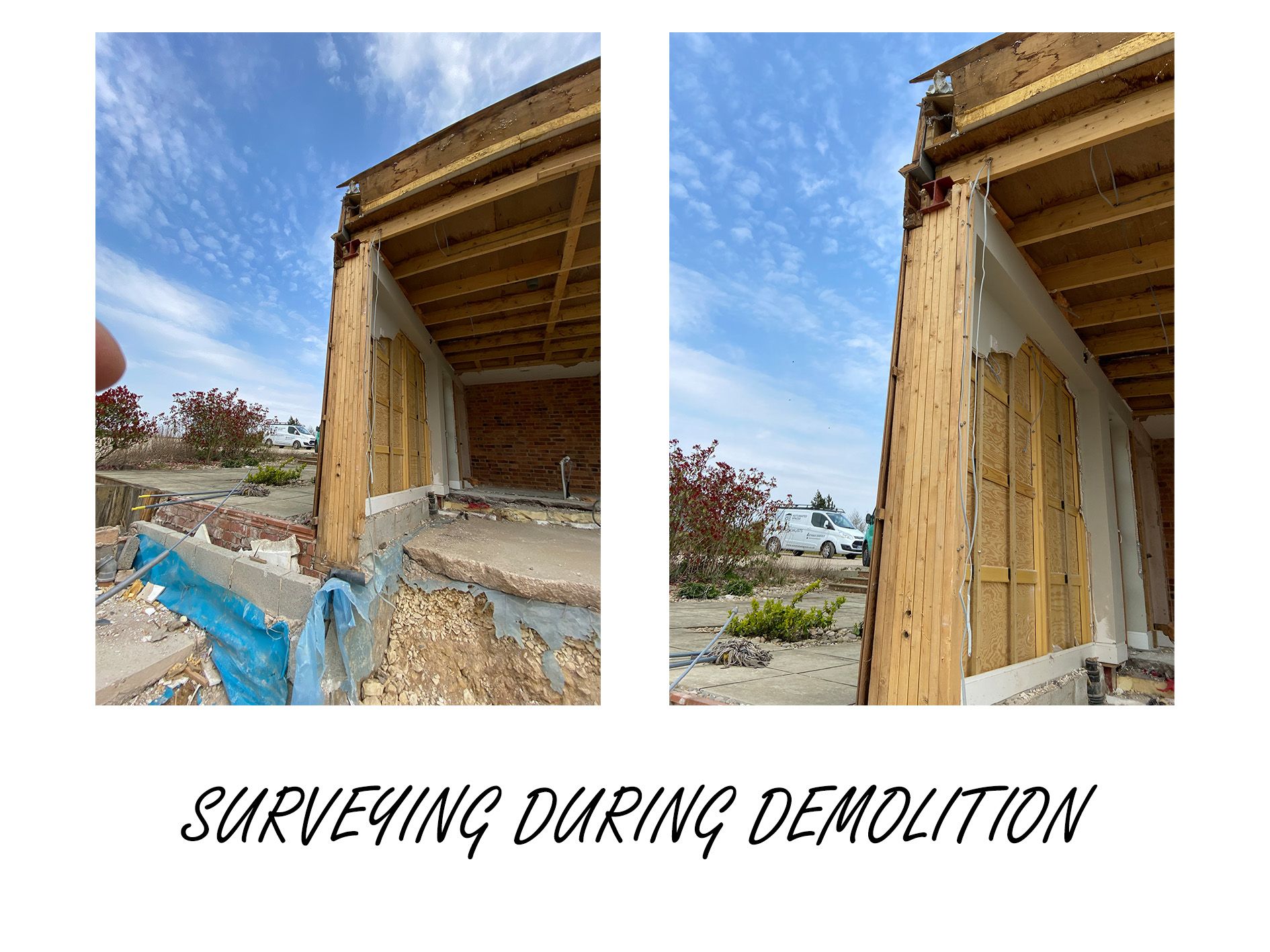 Surveying during demolition