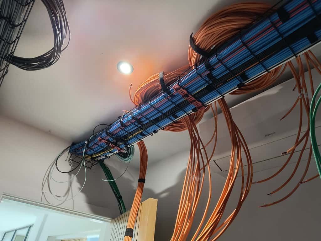 Photo of Basket tray in ceiling of Head End