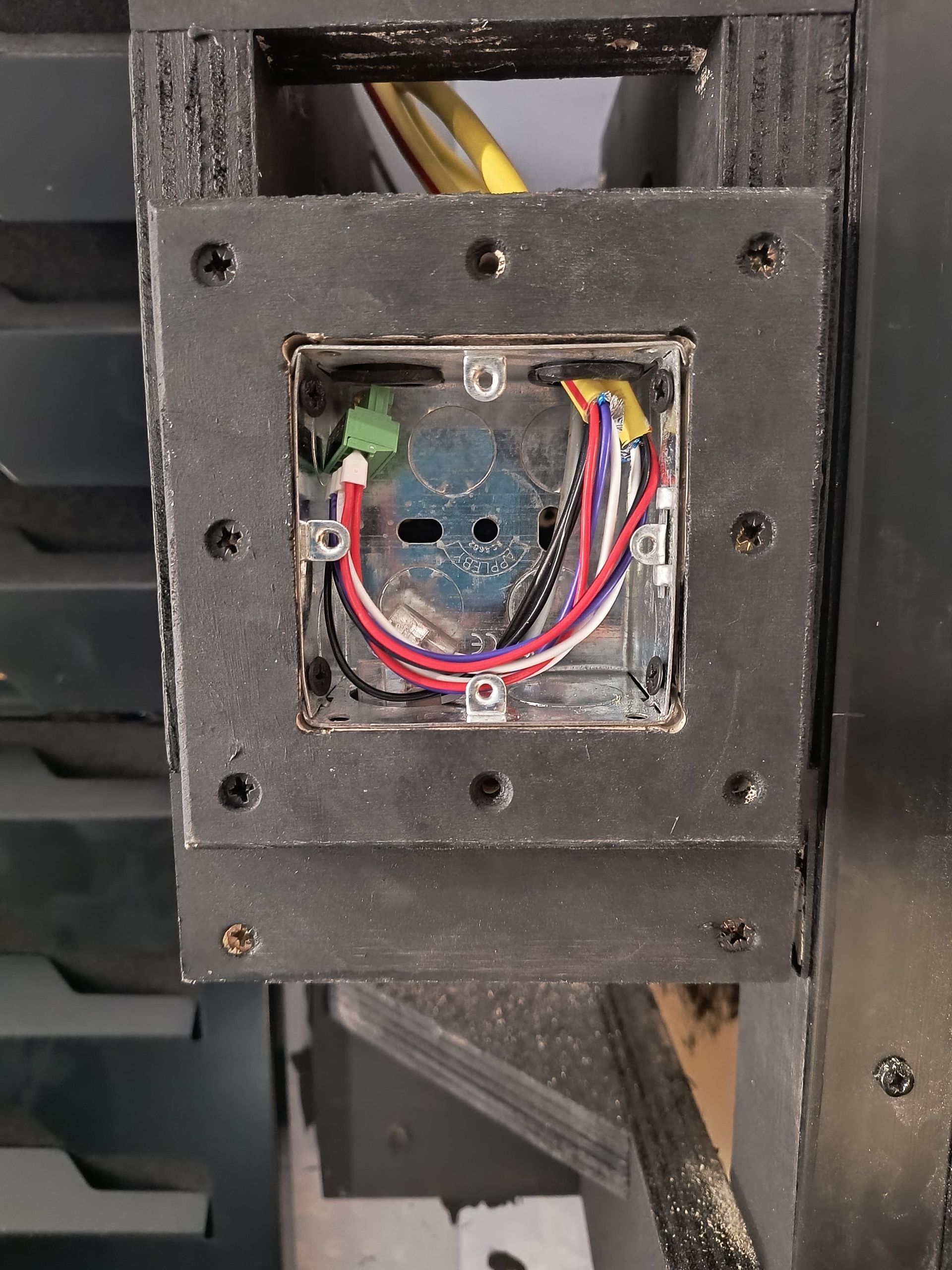 Cinema Build Systems' Stretch Fabric Back Box Surround