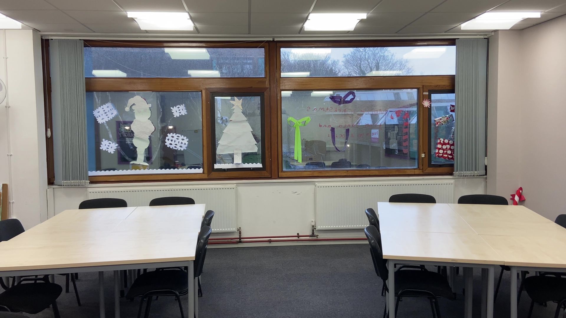 Photograph of room in Broadstairs College during site survey visit