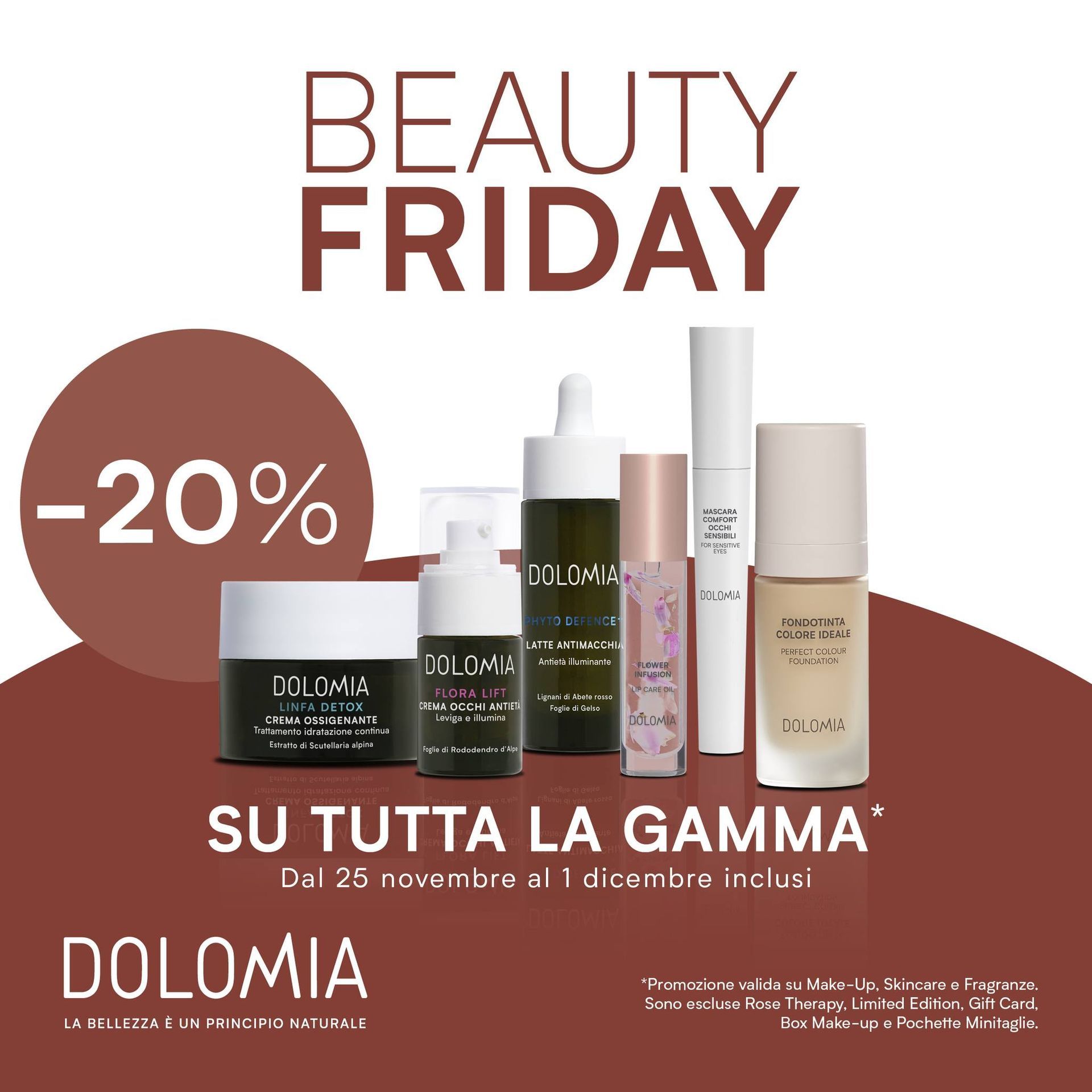 Dermocosmesi Linea Dolomia