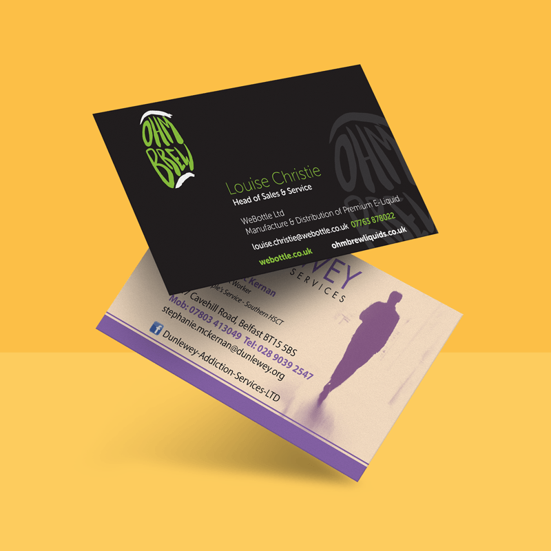 Business Cards by Three Creative Belfast