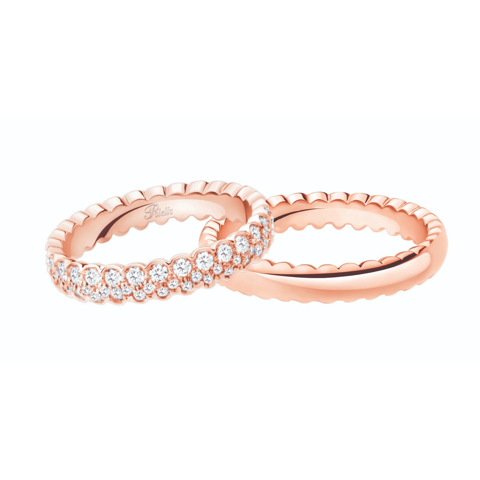 Fede in Oro Rosa Polello 3176 DBR - 3176 UBR - Gioielleria Marulla Rimini