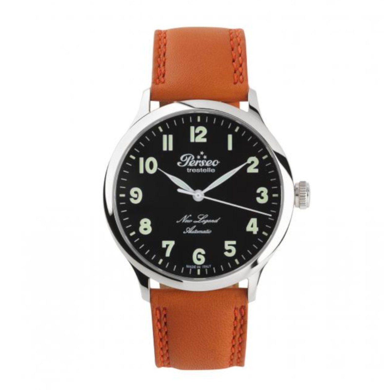 Perseo Trestelle orologio uomo automatico New Legend nero  - Gioielleria Marulla  Rimini