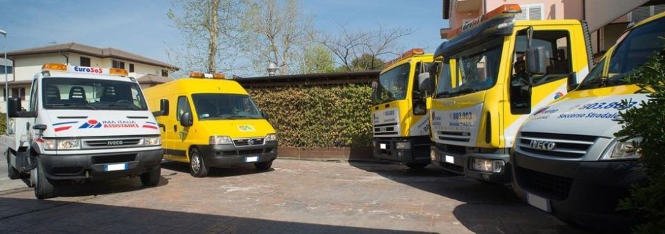 Parco macchine pronto intervento stradale