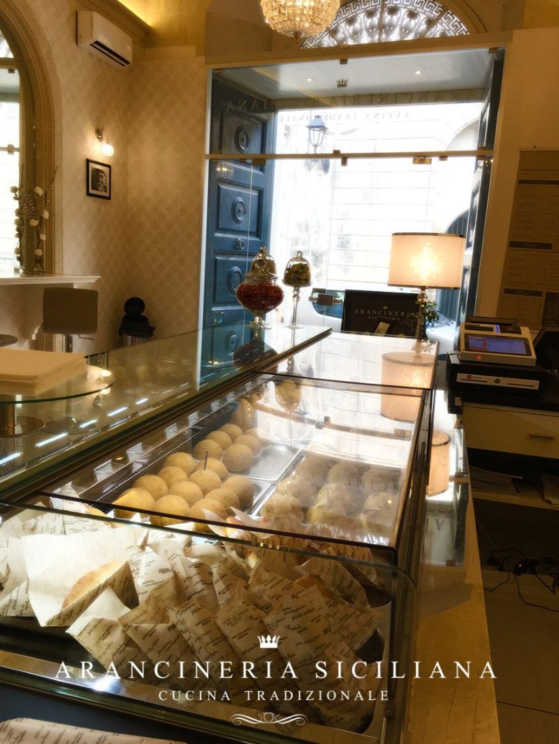 forniture per arancineria siciliana
