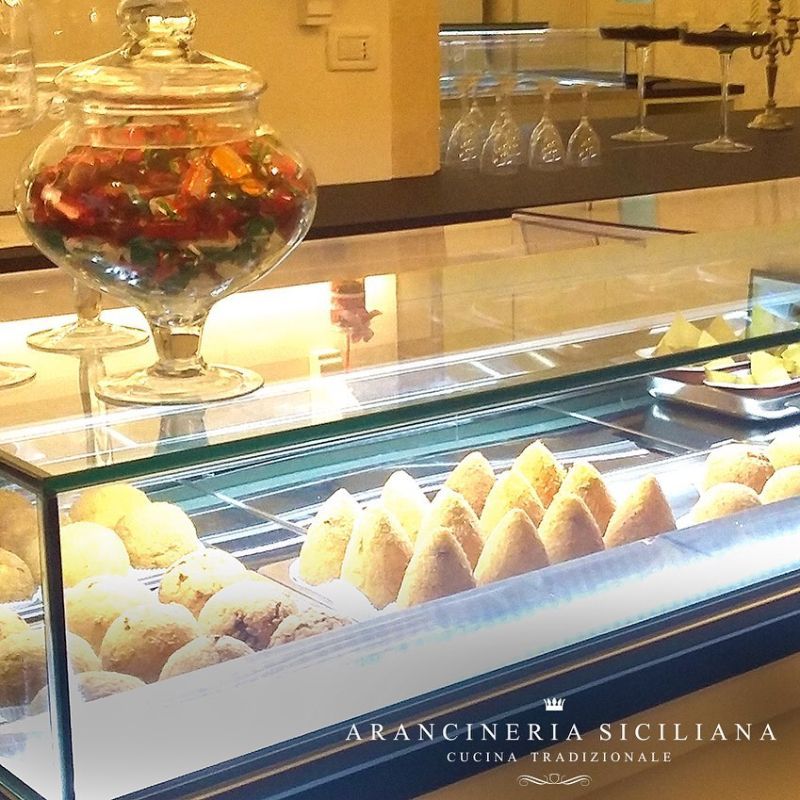 arredi per arancineria siciliana