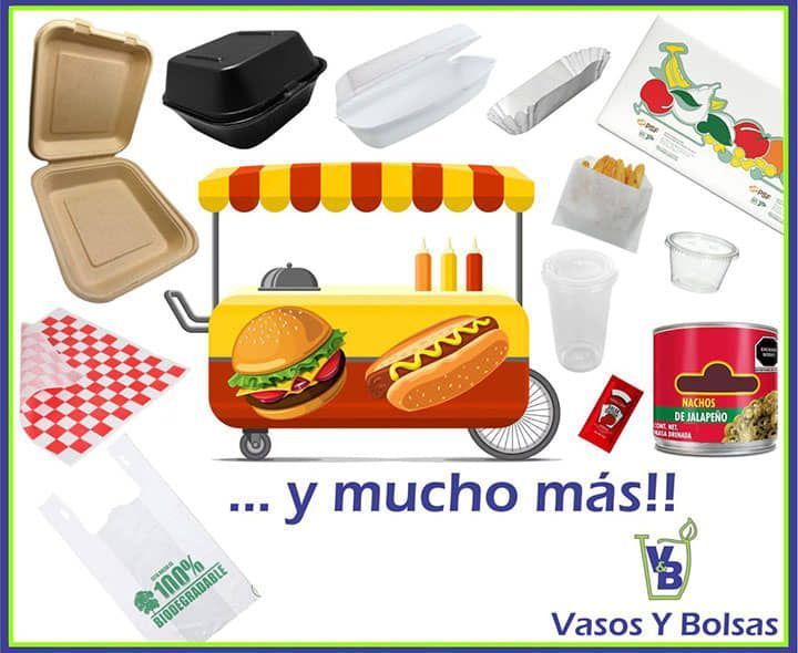 VASOS Y BOLSAS - CHAROLAS DE FOAM