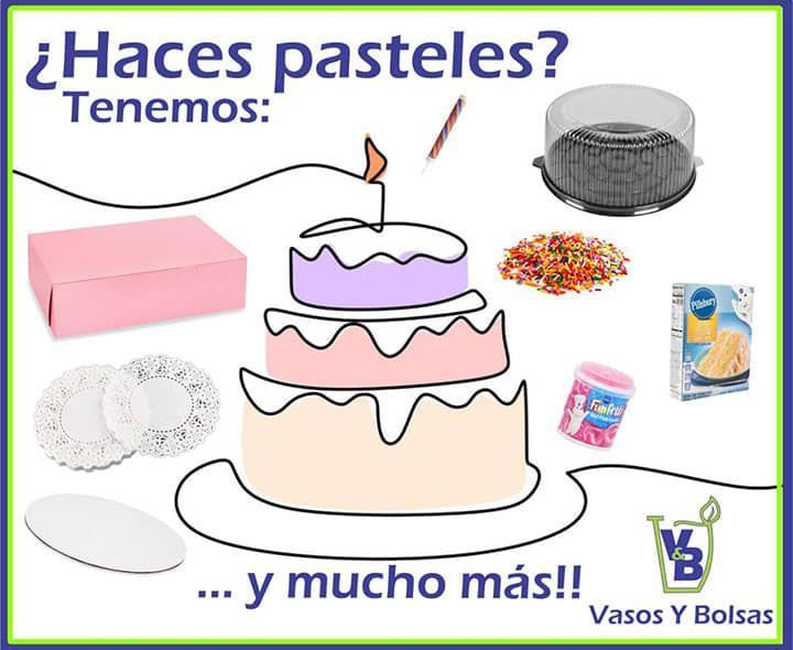 VASOS Y BOLSAS - PRODUCTOS PARA REPOSTERÍA