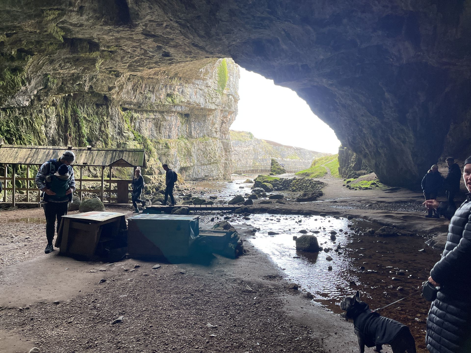 Inside Smoo Cave