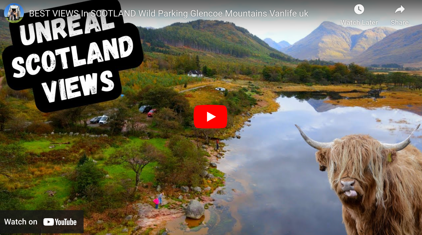 BEST VIEWS In SCOTLAND Wild Parking Glencoe