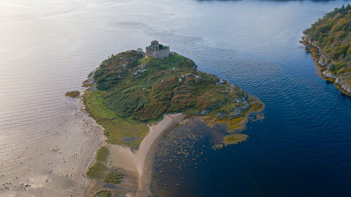 Castle Tioram Aerial View