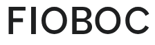 The word fioboc is written in black letters on a white background.