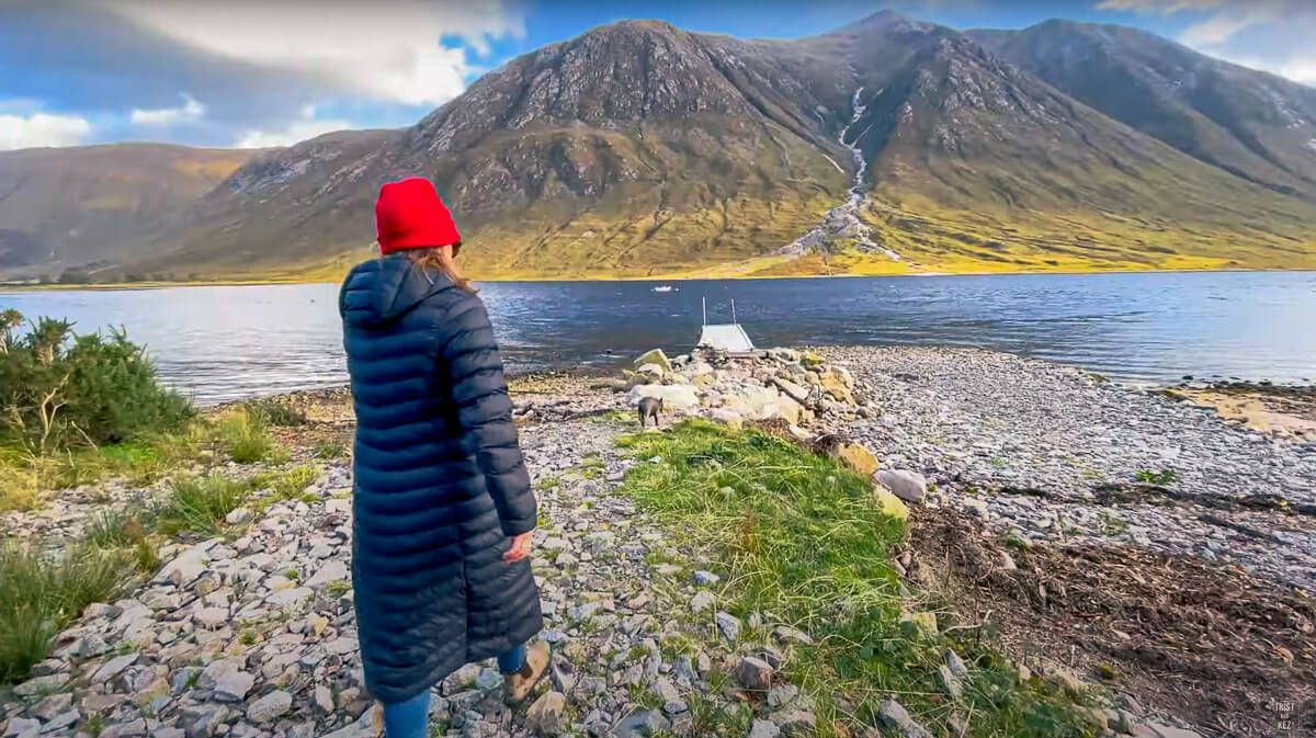 Walking To Loch Etive Shore