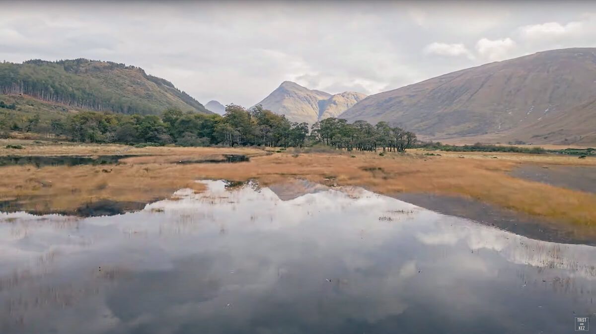 Water reflection Loch Etive