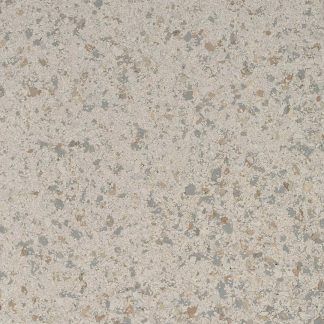 A close up of a white granite counter top.