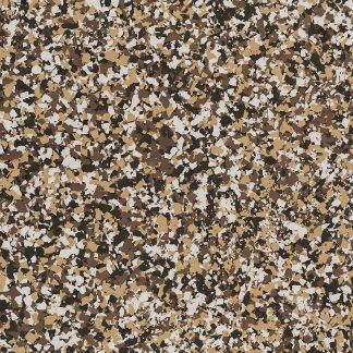A close up of a brown , white and black camouflage pattern.