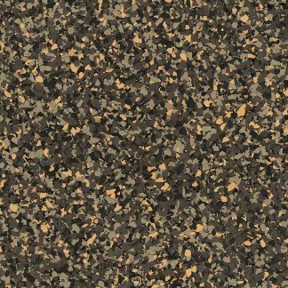 A close up of a rubber floor with a camouflage pattern.