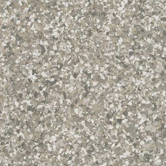 A close up of a concrete floor with a camouflage pattern.