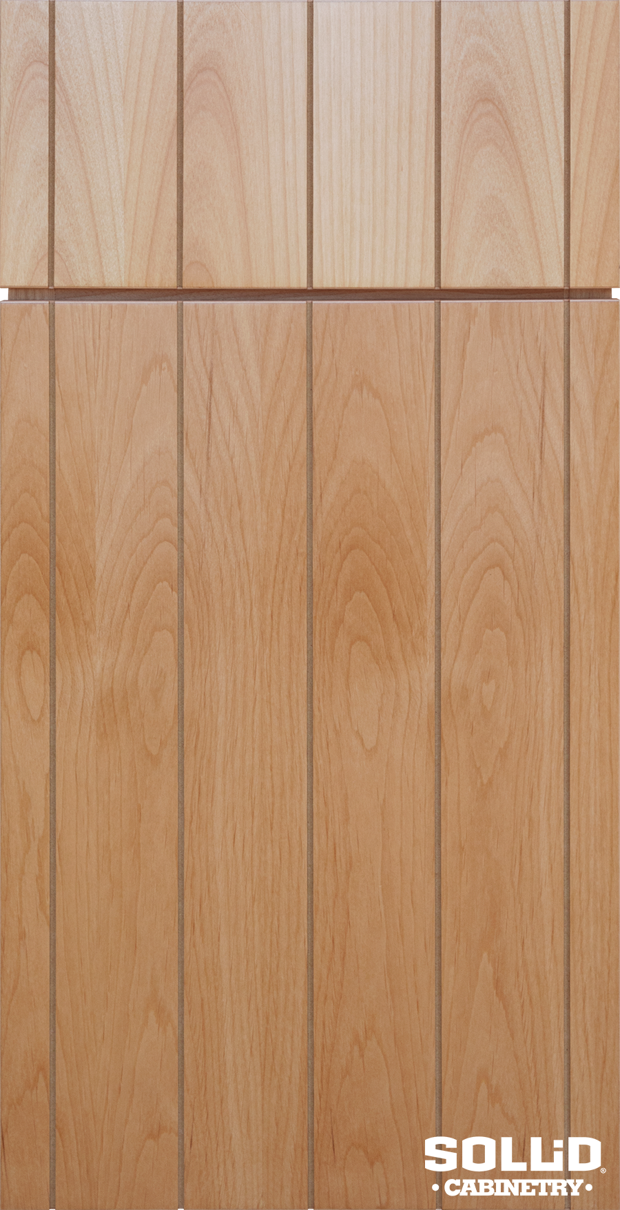 A close up of a wooden door that says solid on it