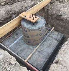 Installing Pier Foundation