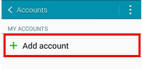 Android Add Account