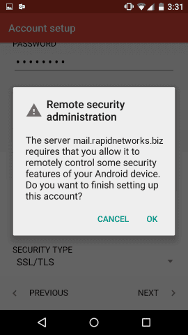 Android Remote Security