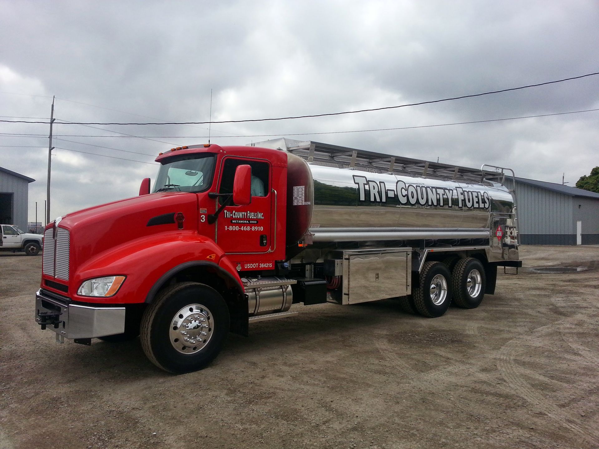 Parked Tri-County Fuels Truck — Metamora, OH — Tri -County Fuels Inc.