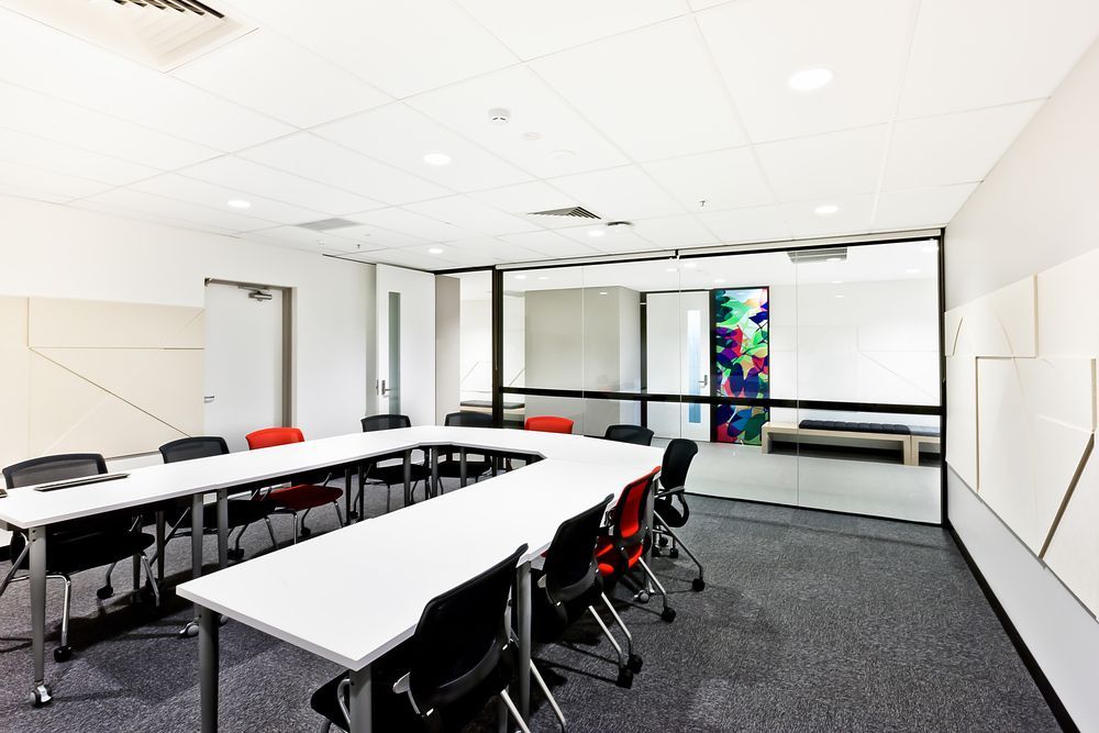 Meeting Room in Office — Flooring - Bundaberg Carpets and Vinyls