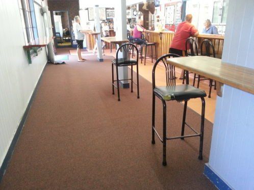 Diner With Carpet Flooring — Flooring - Bundaberg Carpets and Vinyls