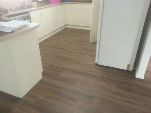 Vinyl Flooring In Kitchen — Flooring - Bundaberg Carpets and Vinyls