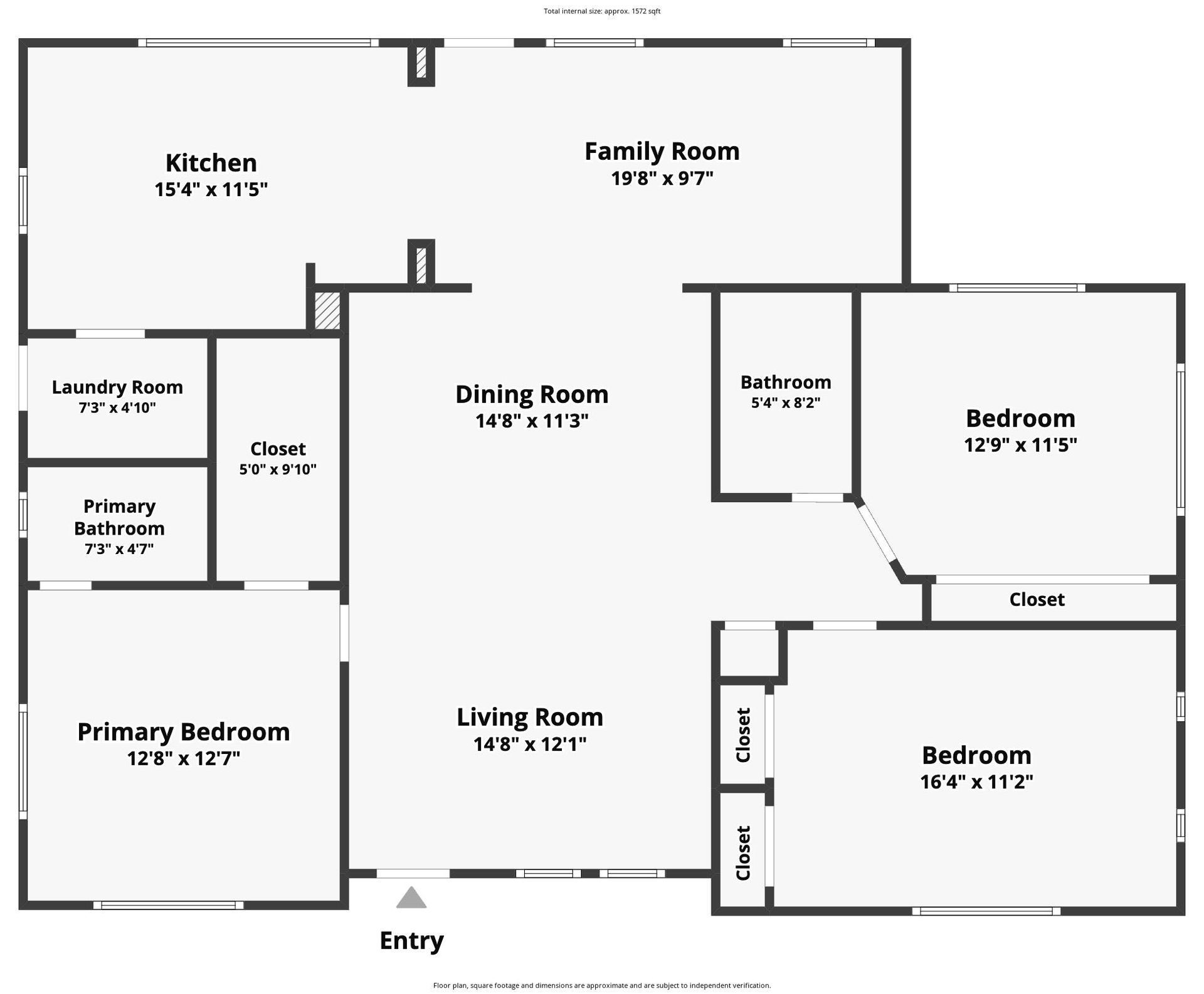 A black and white floor plan of a house