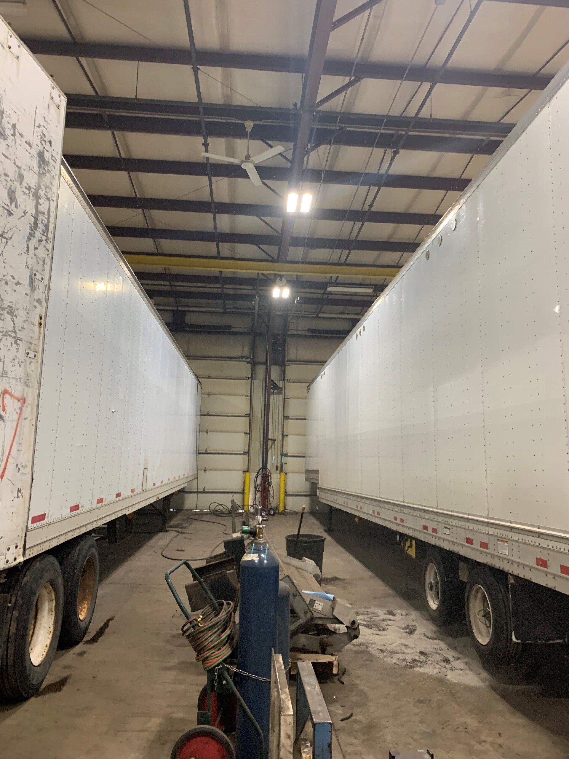 Truck Under Repair — Grand Rapids, MI — AB Spring Service Inc