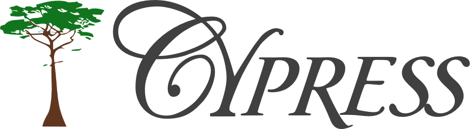 A blue progressive logo on a white background