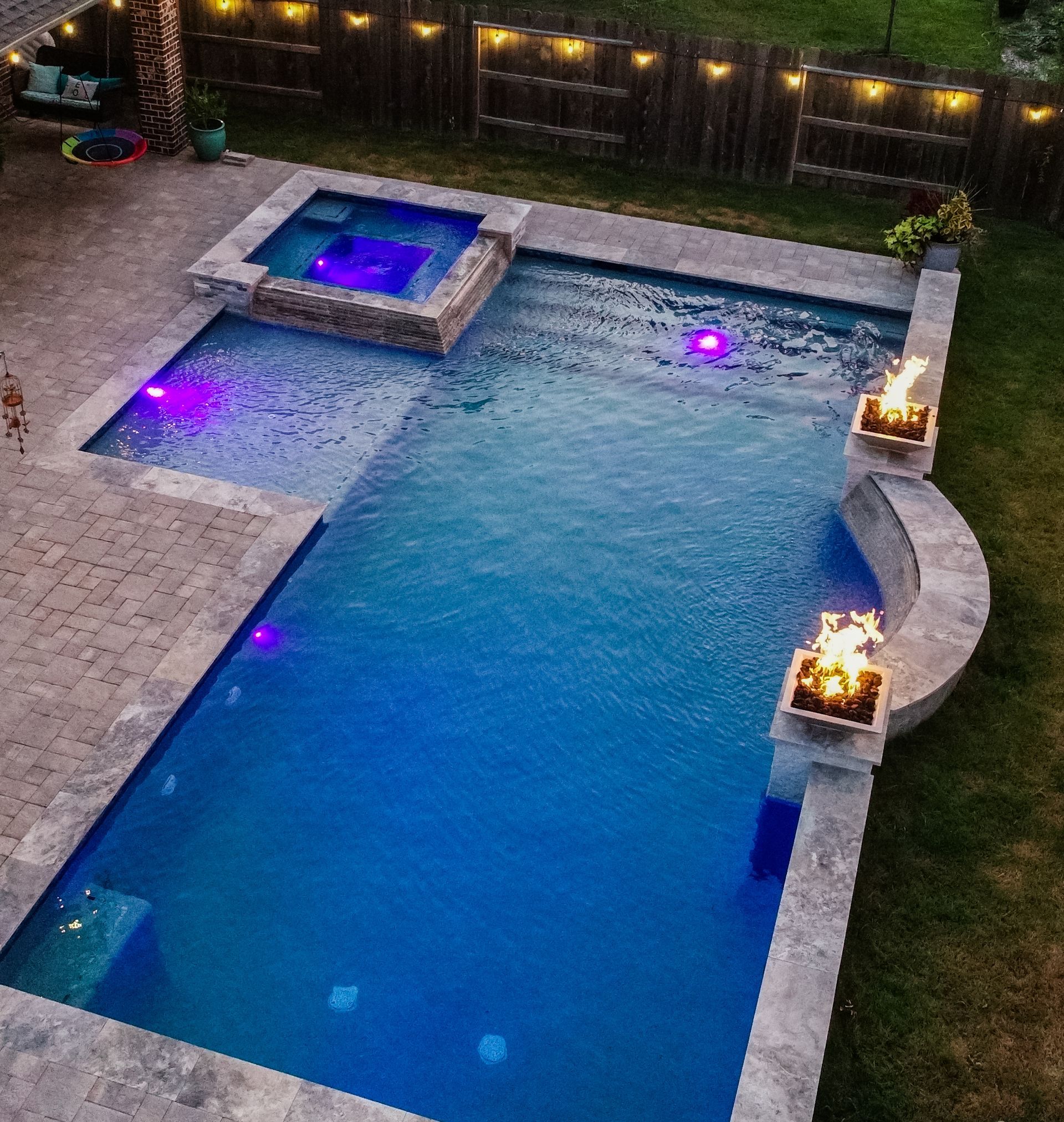 Houston Swimming Pool Builder Project Example - Houston Poolscapes Houston Swimming Pool Builder Project Example - Houston Poolscapes