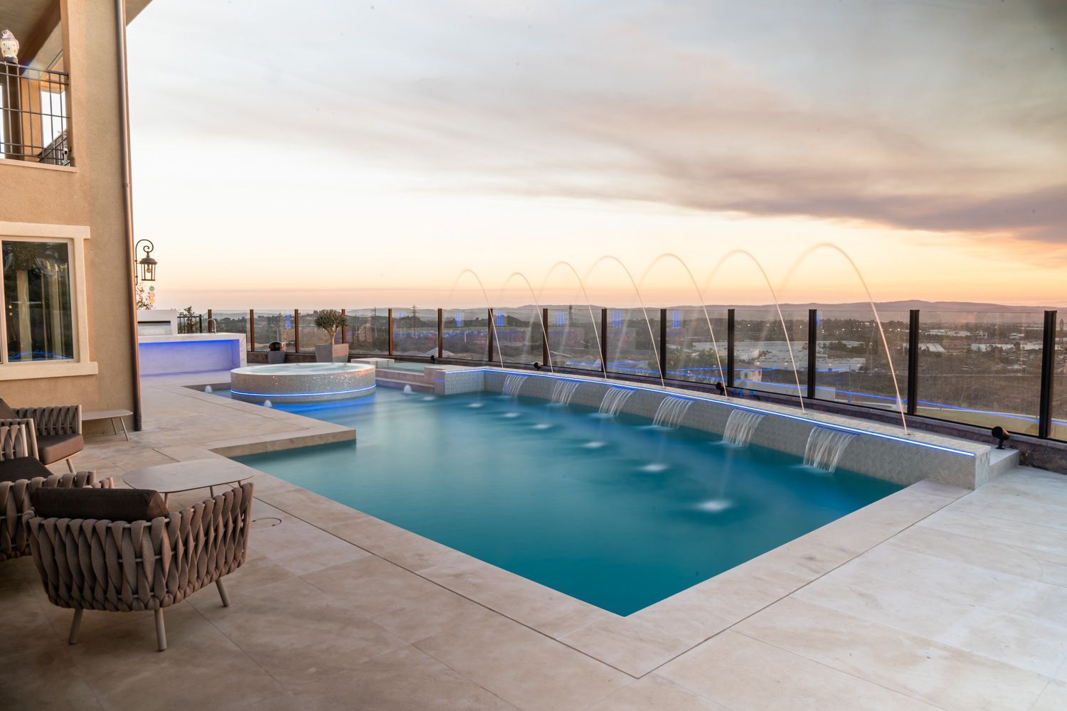 Pool Contractor project in Houston, TX - Example of custom pool 4 Pool Contractor project in Houston, TX - Example of custom pool 4