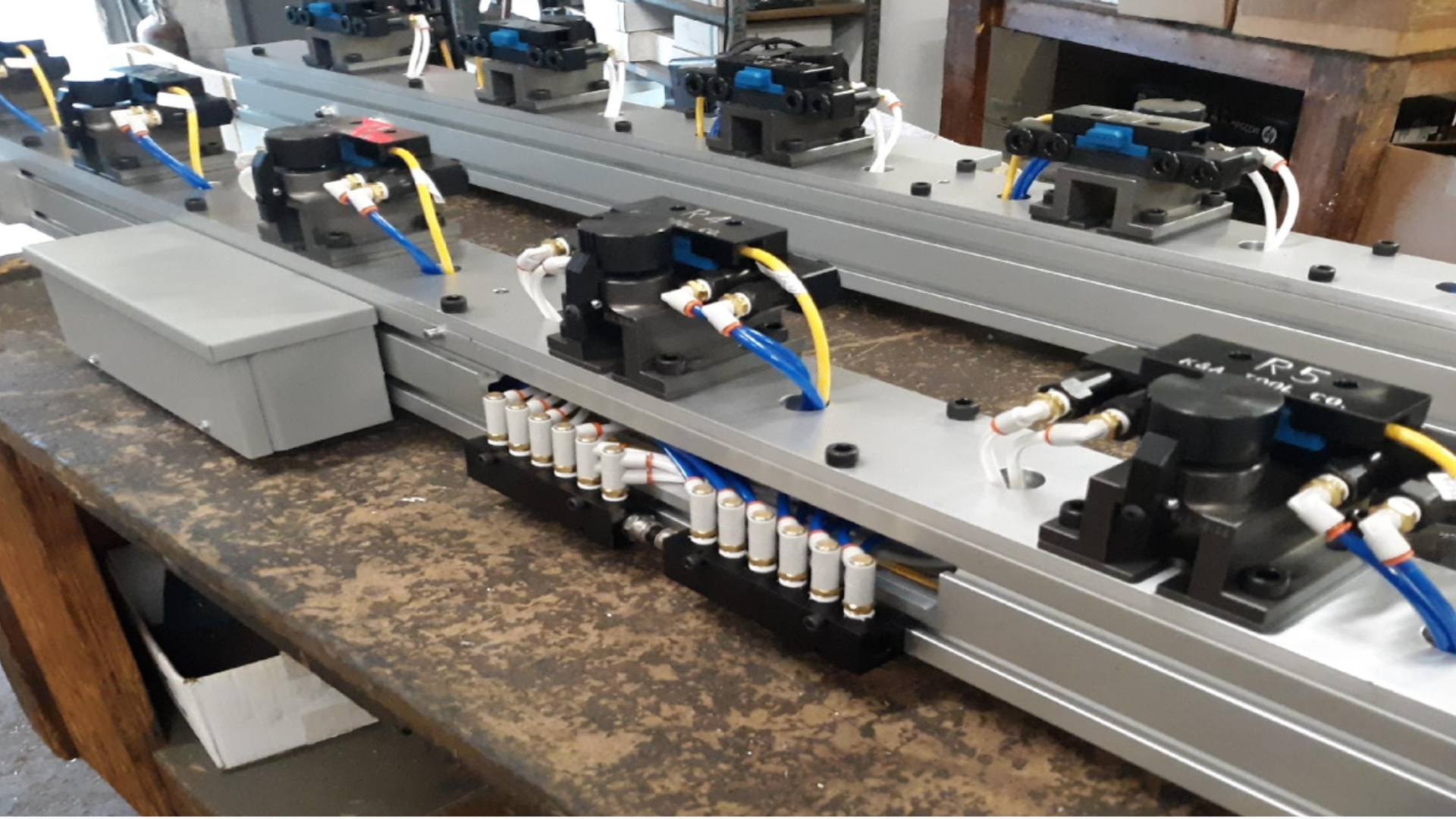 A close up of the inside of a car engine.