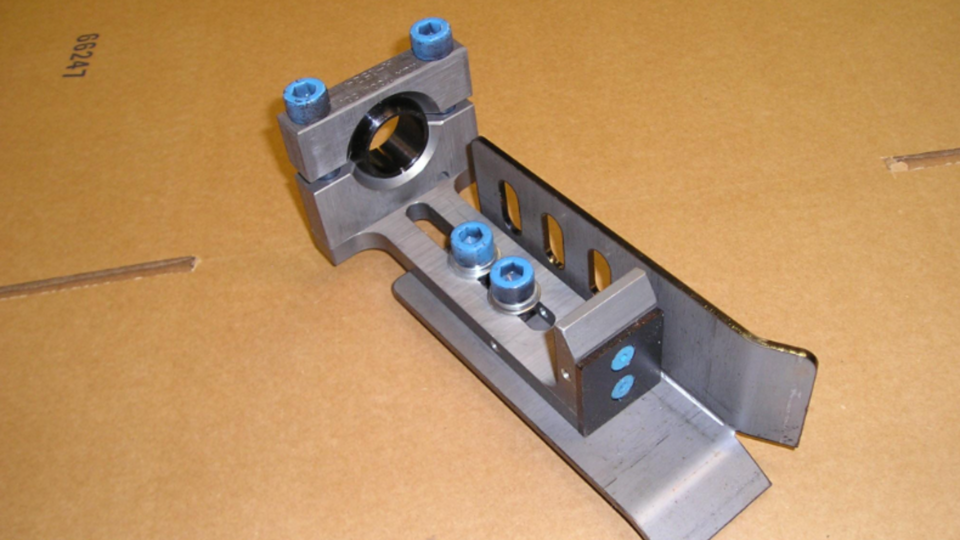 A shovel is sitting on top of a pile of dirt.