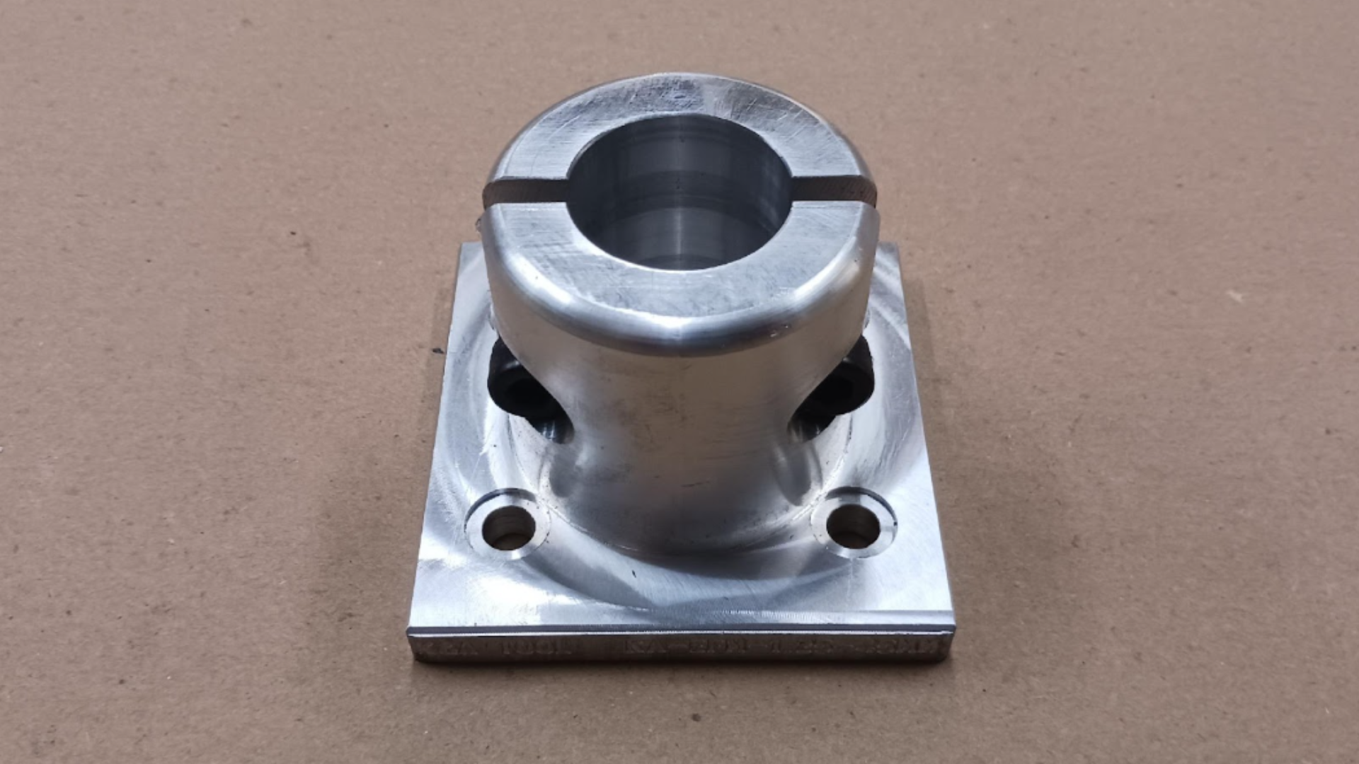 A bunch of tools are sitting on a wooden table.