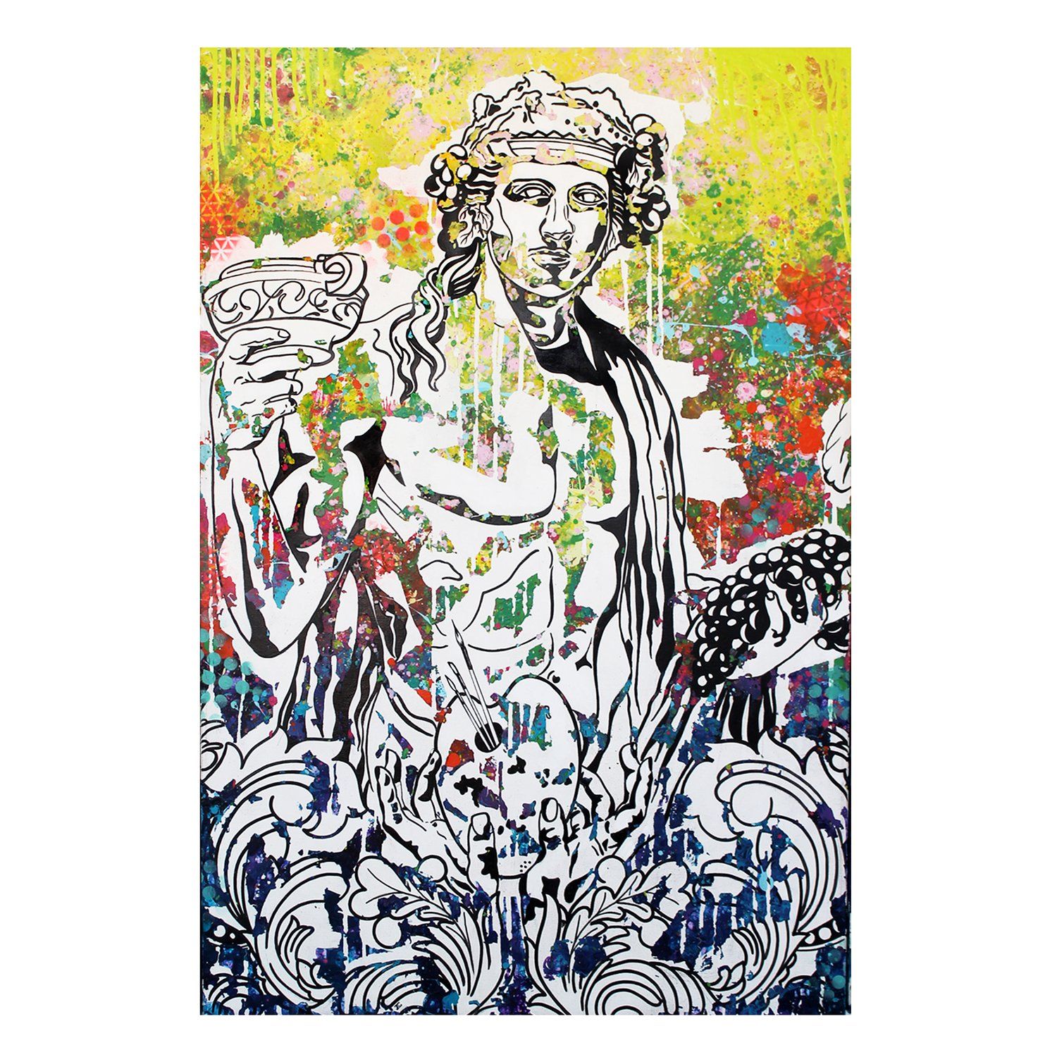 art, painting, donatella azygous, comissioned art, los angeles, female artist, wine, vino, italy, italian wine